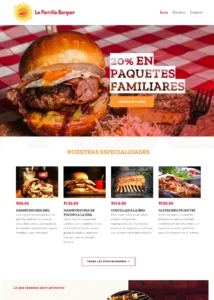 Plantilla: La Parrilla Burguer