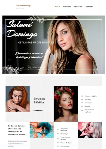 Portada de Plantilla Salon Salomé